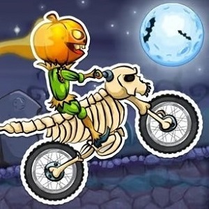 Moto X3M 6 Spooky Land