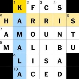 Mini Crossword